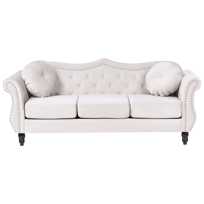 Sofagruppe Skien - Lys beige - Møbler - Sofaer - Sofagrupper - Chesterfield sofagruppe