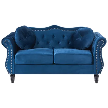Sofagruppe Skien - Marineblå - Møbler - Sofaer - Sofagrupper - Chesterfield sofagruppe