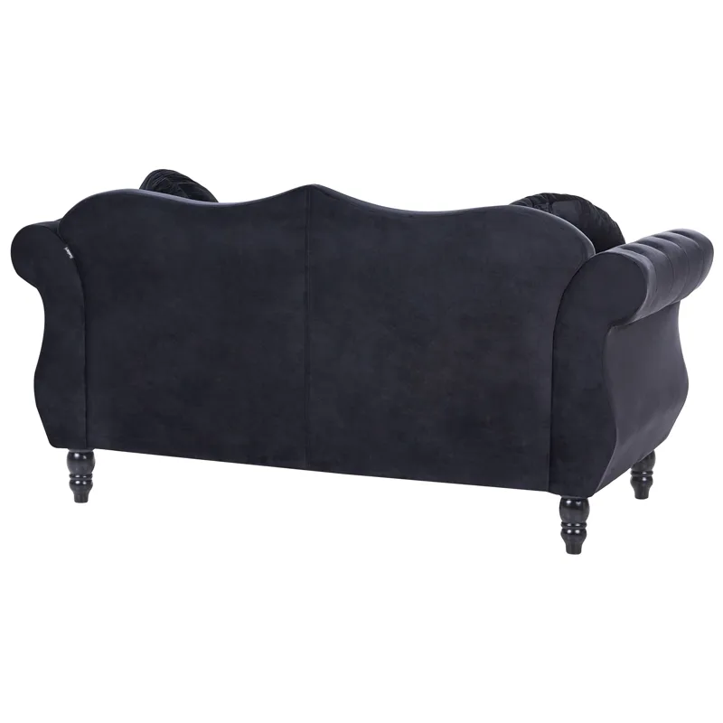 Sofagruppe Skien - Svart - Møbler - Sofaer - Sofagrupper - Chesterfield sofagruppe