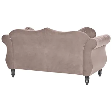 Sofagruppe Skien - Taupe - Møbler - Sofaer - Sofagrupper - Chesterfield sofagruppe