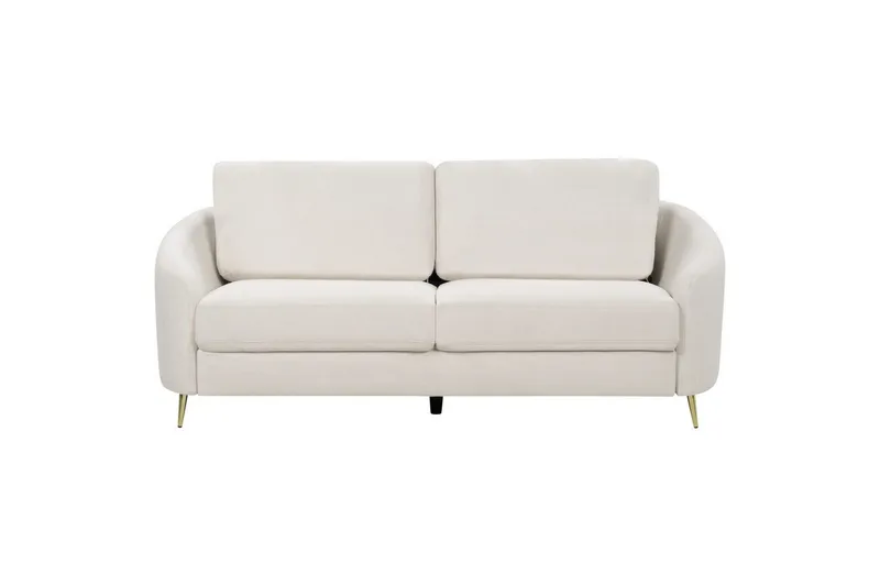 Soffgrupp Beliani Trosa Beige/guld Beige||GOLD - Møbler - Sofaer - Sofagrupper