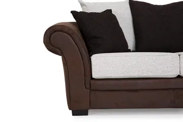 Toronto Sofagruppe 2-seter+3-seter+Lenestol - Brun/Beige - Møbler - Sofaer - Sofagrupper - Howard sofagruppe