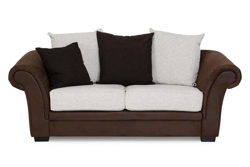 Toronto Sofagruppe 2-seter+3-seter+Lenestol - Brun/Beige - Møbler - Sofaer - Sofagrupper - Howard sofagruppe