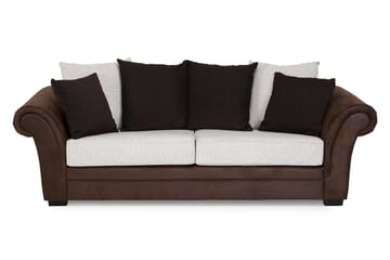 Toronto Sofagruppe 3-seter+Lenestol - Brun/Beige - Møbler - Sofaer - Sofagrupper - Howard sofagruppe