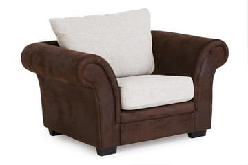 Toronto Sofagruppe 3-seter+Lenestol - Brun/Beige - Møbler - Sofaer - Sofagrupper - Howard sofagruppe
