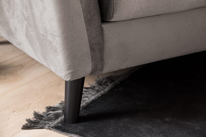 Trend Sofagruppe 3-seters + 2-seters Fløyelssofa - Brun - Møbler - Sofaer - Sofagrupper