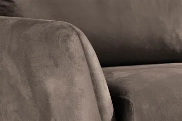 Trend Sofagruppe 3-seters + 2-seters Fløyelssofa - Brun - Møbler - Sofaer - Sofagrupper