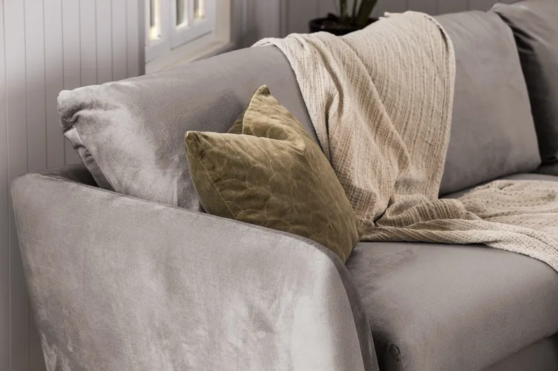 Trend Sofagruppe 3-seters + 2-seters Sofa + Lenestol + Fotskammel i Fl øyel - Brun - Møbler - Sofaer - Sofagrupper