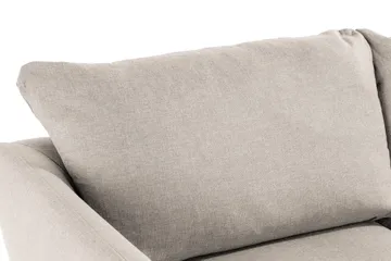 Trend Sofagruppe 3-seters + 2-seters Sofa + Lenestol + Fotskammel i Stoff - Beige - Møbler - Sofaer - Sofagrupper - Howard sofagruppe