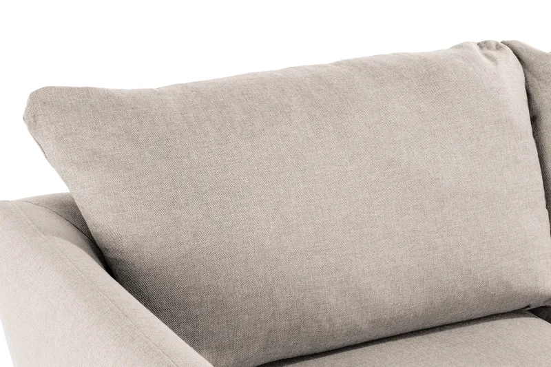 Trend Sofagruppe 3-seters + 2-seters Sofa + Lenestol + Fotskammel i Stoff - Beige - Møbler - Sofaer - Sofagrupper - Howard sofagruppe