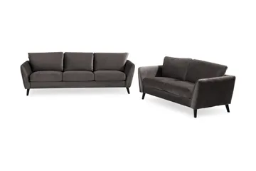 Trend Sofagruppe 3-seters + 2-seters Fløyelssofa