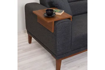 Wyong Sofagruppe 3-seters Sofa + Lenestol - Antrasitt - Møbler - Sofaer - Sofagrupper