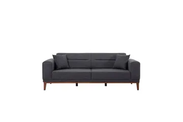 Wyong Sofagruppe 3-seters Sofa + Lenestol - Antrasitt - Møbler - Sofaer - Sofagrupper