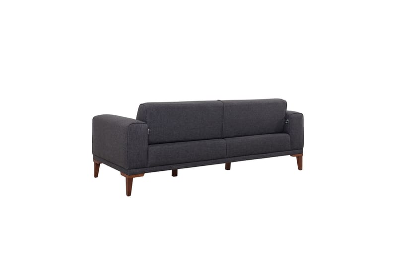 Wyong Sofagruppe 3-seters Sofa + Lenestol - Antrasitt - Møbler - Sofaer - Sofagrupper