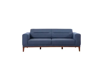 Wyong Sofagruppe 3-seters Sofa + Lenestol - Mørkeblå - Møbler - Sofaer - Sofagrupper