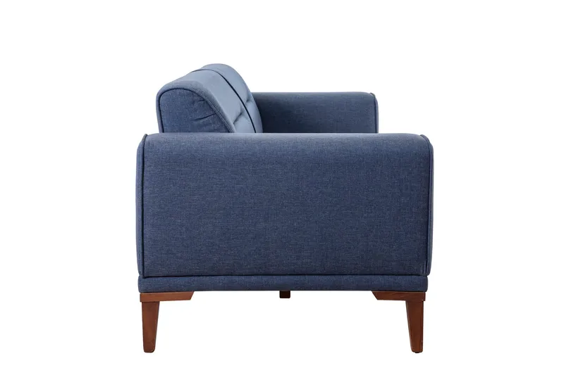 Wyong Sofagruppe 3-seters Sofa + Lenestol - Mørkeblå - Møbler - Sofaer - Sofagrupper
