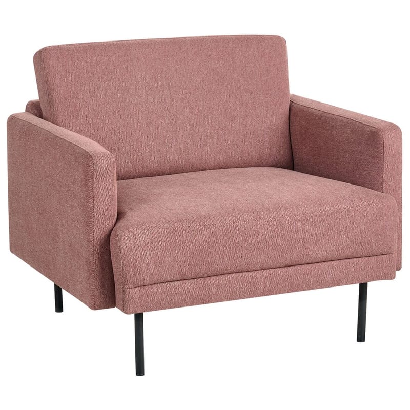 Sofasett Breda - Rosa, Svart - Møbler - Stoler - Lenestoler