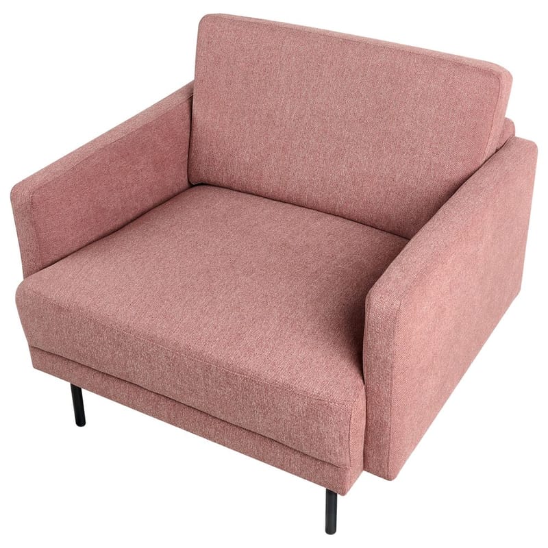 Sofasett Breda - Rosa, Svart - Møbler - Stoler - Lenestoler