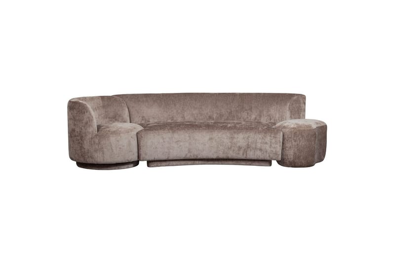 Sofasett Kombi-Popular med puff - Taupe - Møbler - Sofaer - Sofagrupper