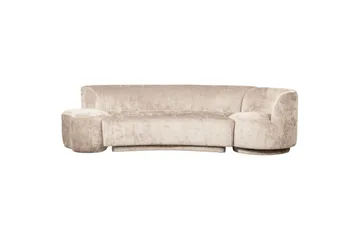 Sofasett Kombi-Popular med puff - Naturlig - Møbler - Sofaer - Sofagrupper