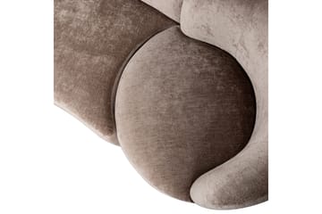 Sofasett Kombi-Popular med puff - Taupe - Møbler - Sofaer - Sofagrupper