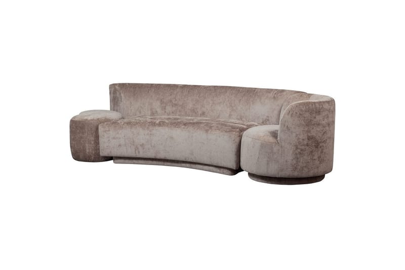 Sofasett Kombi-Popular med puff - Taupe - Møbler - Sofaer - Sofagrupper