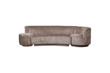 Sofasett Kombi-Popular med puff - Taupe - Møbler - Sofaer - Sofagrupper