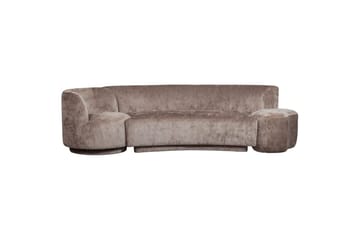 Sofasett Kombi-Popular med puff - Taupe - Møbler - Sofaer - Sofagrupper