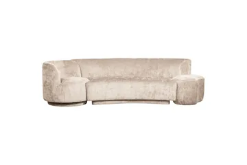 Sofasett Kombi-Popular med puff - Naturlig - Møbler - Sofaer - Sofagrupper