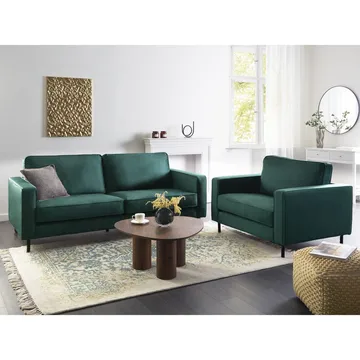 Sofasett Savalen - Grønn, svart - Møbler - Sofaer - Sofagrupper