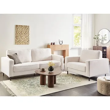 Sofasett Savalen - Hvit, Svart - Møbler - Sofaer - Sofagrupper