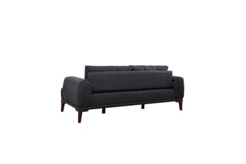 Sofasett Valsot Antrasitt / Valnøtt - Antrasitt / Valnøtt - Møbler - Sofaer - Sofagrupper