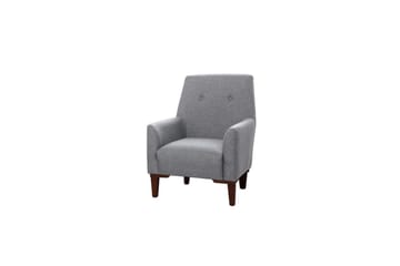 Sofasett Valsot Grå / Valnøtt - Grå / Valnøtt - Møbler - Sofaer - Sofagrupper