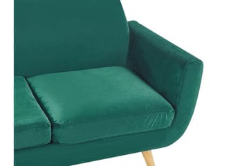 Jeancourt 2-seters Sofatrekk - Fløyel/Grønn - Møbler - Sofaer - Sofatilbehør