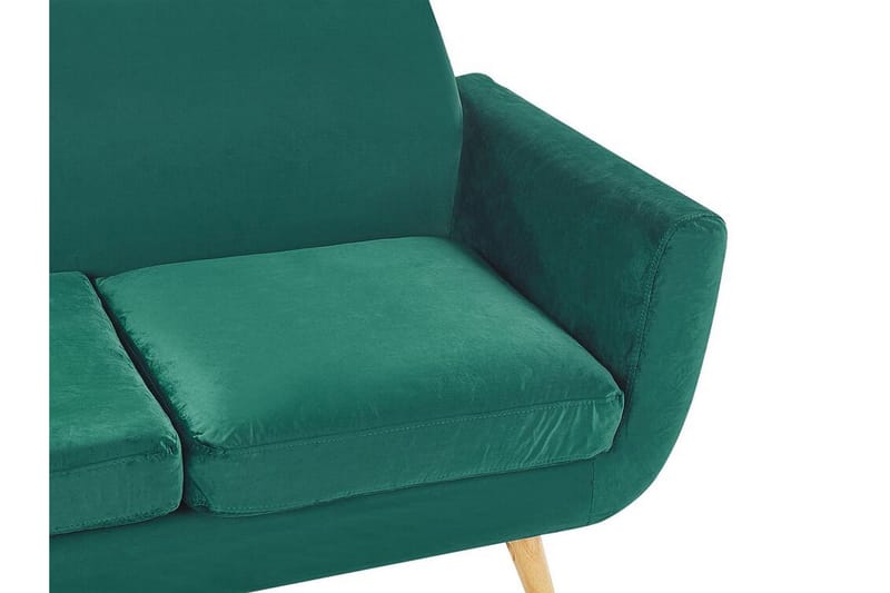 Jeancourt 2-seters Sofatrekk - Fløyel/Grønn - Møbler - Sofaer - Sofatilbehør