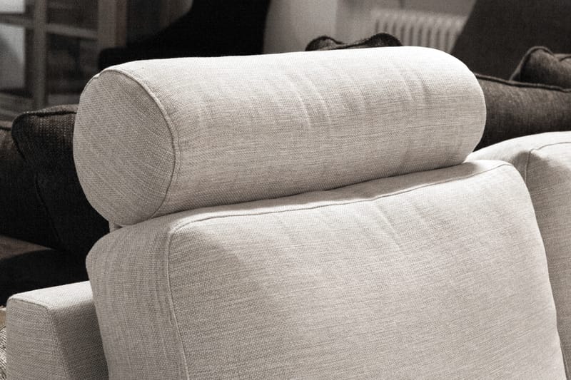 Nakkestøtte Biege - Grå|Beige - Nakkestøtte sofa