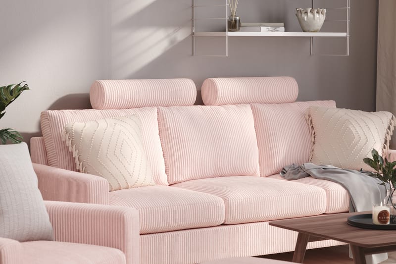 Nakkestøtte Malley - Rosa - Nakkestøtte sofa