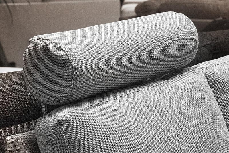 Nakkestøtte Ohio Lysgrå - Grå - Nakkestøtte sofa