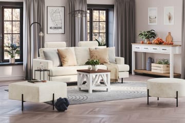 Menard Compact Nakkestøtte Sofa 51 cm - Hvit - Møbler - Sofaer - Sofatilbehør - Nakkestøtte sofa