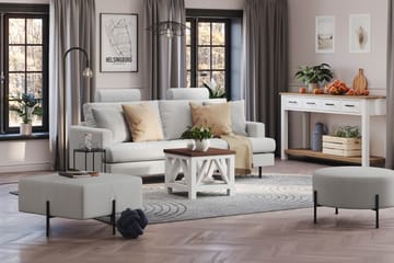 Menard Compact Nakkestøtte Sofa 51 cm - Lys grå - Møbler - Sofaer - Sofatilbehør - Nakkestøtte sofa