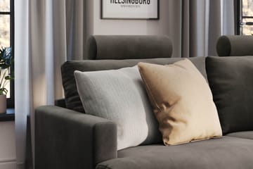 Menard Compact Nakkestøtte Sofa 51 cm - Mørkegrå - Møbler - Sofaer - Sofatilbehør - Nakkestøtte sofa