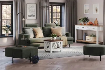 Menard Compact Nakkestøtte Sofa 51 cm - Mørkegrønn - Møbler - Sofaer - Sofatilbehør - Nakkestøtte sofa
