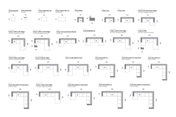 Nakketøtte Nevada - Antrasitt - Møbler - Sofaer - Sofatilbehør - Nakkestøtte sofa