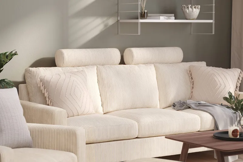 Peppe Nakkestøtte - Beige - Møbler - Sofaer - Sofatilbehør - Nakkestøtte sofa