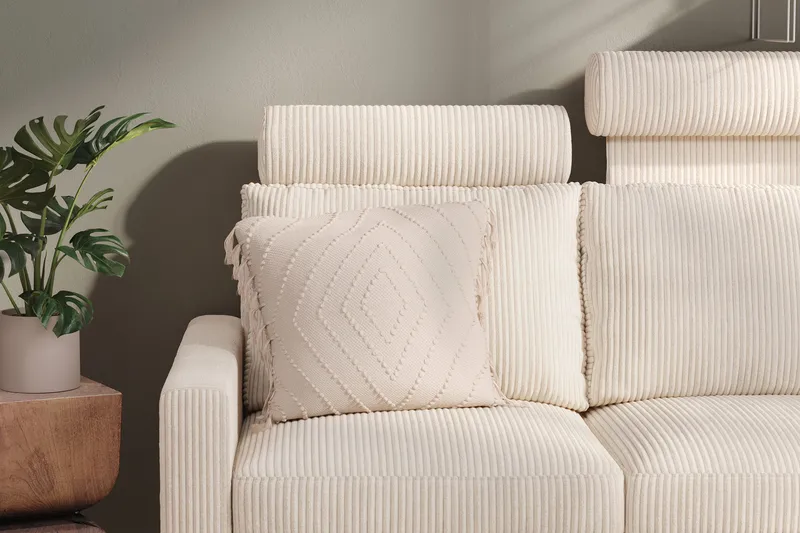 Peppe Nakkestøtte - Beige - Møbler - Sofaer - Sofatilbehør - Nakkestøtte sofa