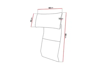Nakkestøtte til sofa Menard/Rossita - Offwhite - Møbler - Sofaer - Sofatilbehør - Nakkestøtte sofa