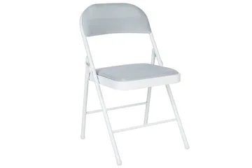 Konferensstol Beliani Sparks set om 4 Light grey - Møbler - Stoler - Klappstol & stablingsbare stoler