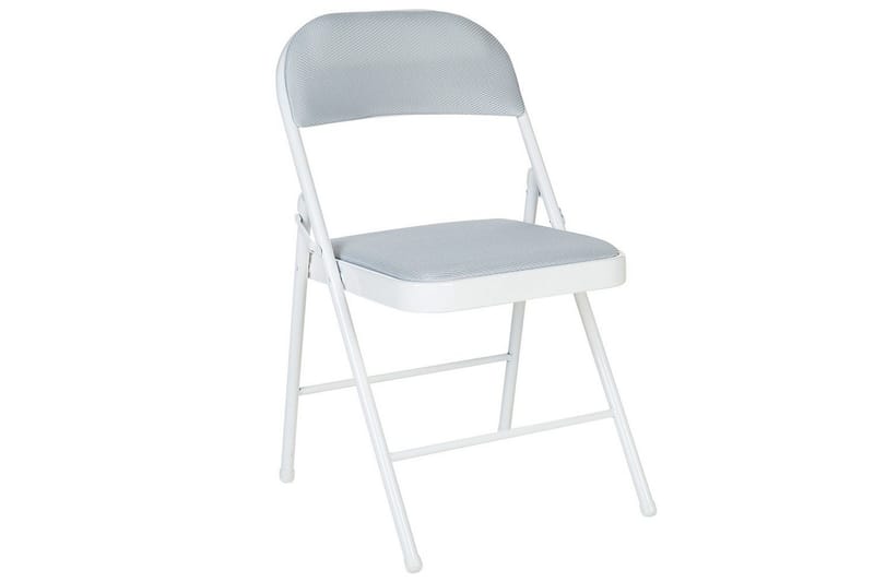 Konferensstol Beliani Sparks set om 4 Light grey - Møbler - Stoler - Klappstol & stablingsbare stoler