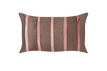 Pynteputer Crodyline sett á 2 Brun/Rosa - Brun/Rosa - Tekstiler & tepper - Pute & putetrekk - Pynteputer