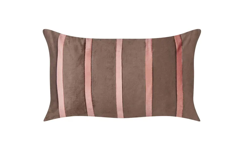 Pynteputer Crodyline sett á 2 Brun/Rosa - Brun/Rosa - Tekstiler & tepper - Pute & putetrekk - Pynteputer